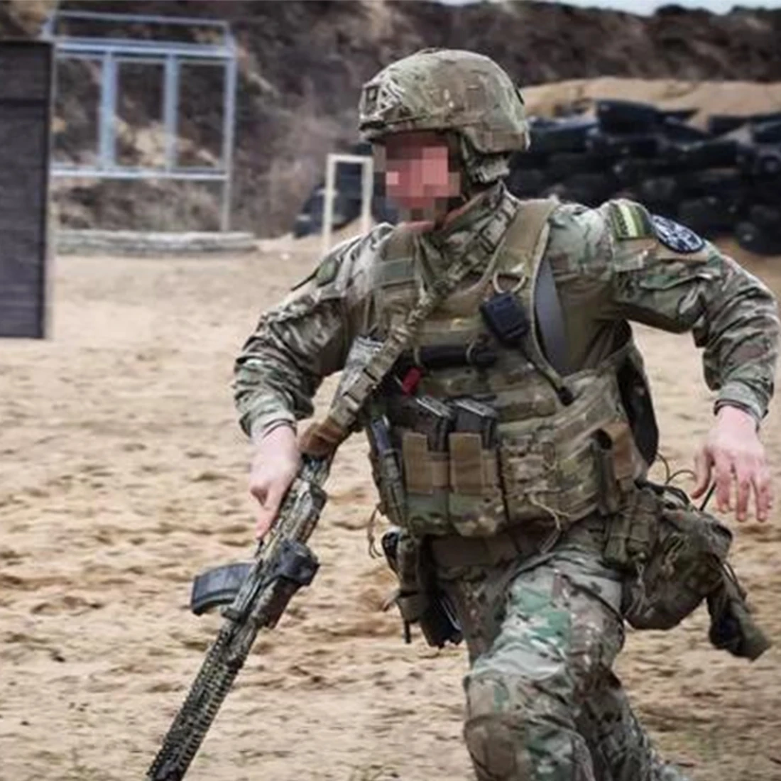 

Russian Military 5.45 2 SSO Tactical Helmet - Olive Drab