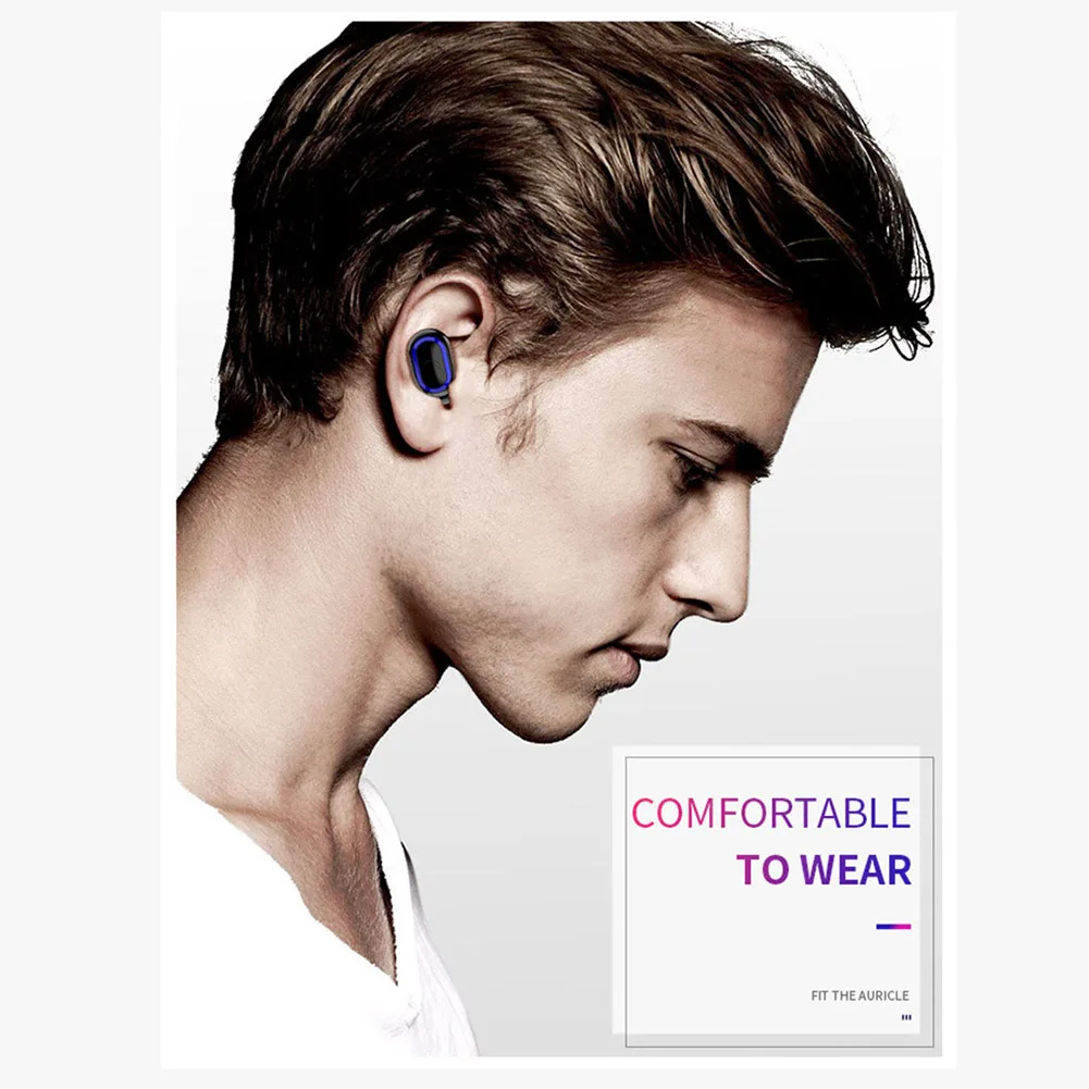 Bluetooth наушники беспроводные невидимые мини время вождения 5 часов|Наушники и