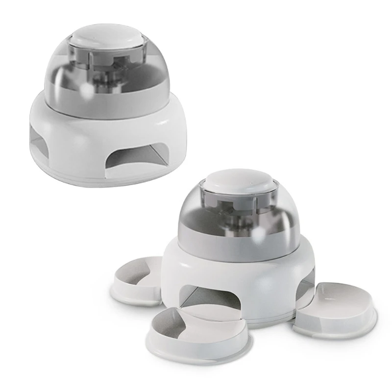 

H051 Dog Food Container Slow Eating Supplies 1 Set Slow Feeder Dog Container Anti-choking Food Grade ABS Non Toxic