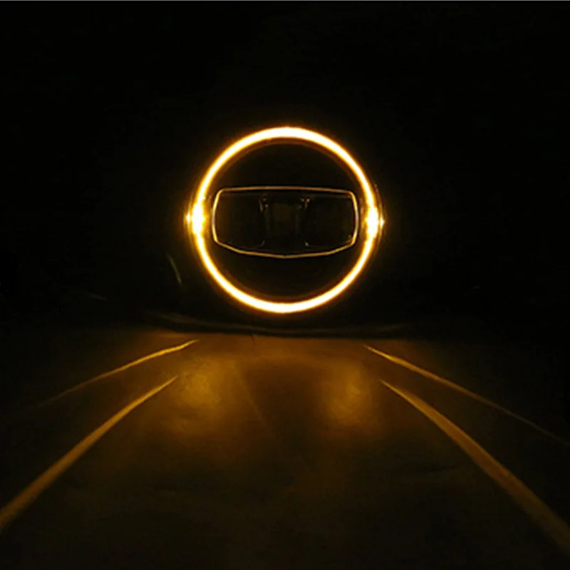 New 7 Inch Led Headlights DRL Halo Amber Turn Light for Jeep Wrangler JK TJ CJ LJ Rubicon Sahara Unlimited Car accessories | Автомобили и