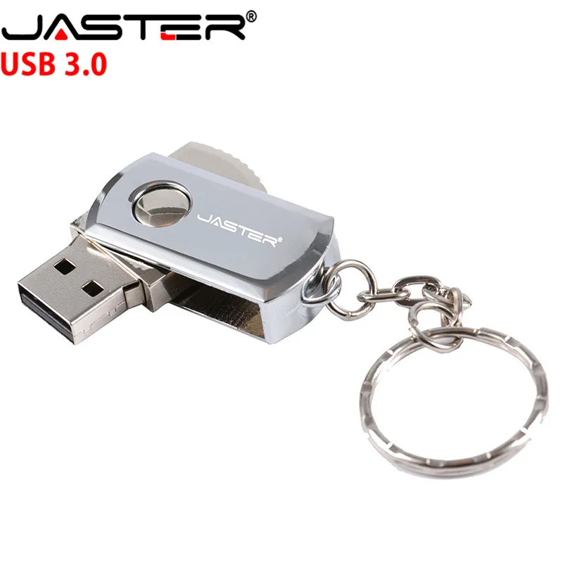 JASTER хит продаж металлический USB флеш-накопитель 3 0 брелок для ключей 128 Гб 64 ГБ 32 16 8