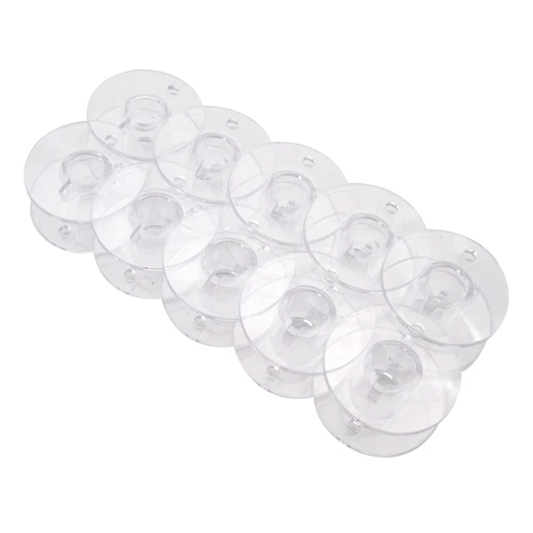 10PCS 2518P SA156 X52800150 пластиковые катушки подходят для BROTHER VIKING SINGER CLASS 15 - Цвет: 10PCS