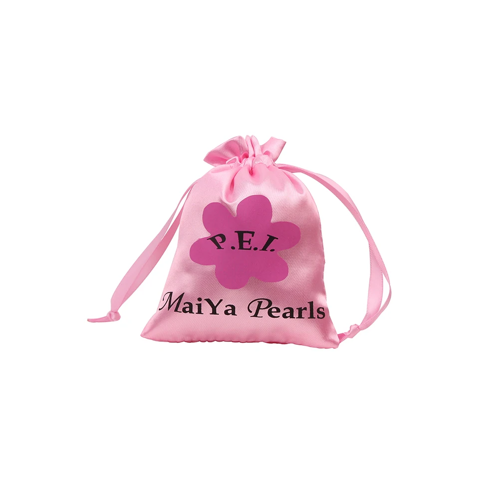 300 шт. белая атласная сумка на шнурке ткань для ювелирных изделий оптовая продажа