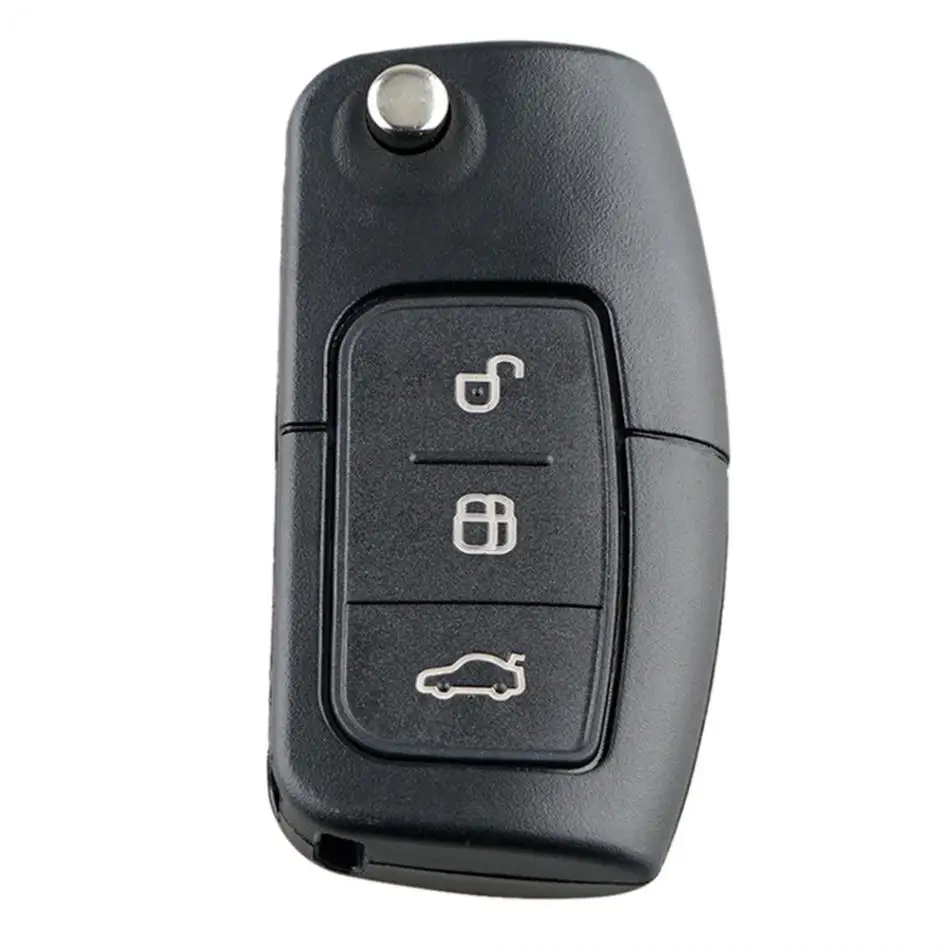 433 МГц 3 кнопки Универсальный Черный ABS смарт-дистанционный ключ-брелок от машины