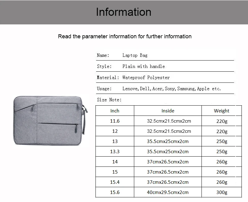 Сумка для ноутбука Macbook Air Pro retina 11 12 13 14 15 15,6 дюймов ноутбук рукав ПК для Xiaomi hp DELL планшет сумка чехол
