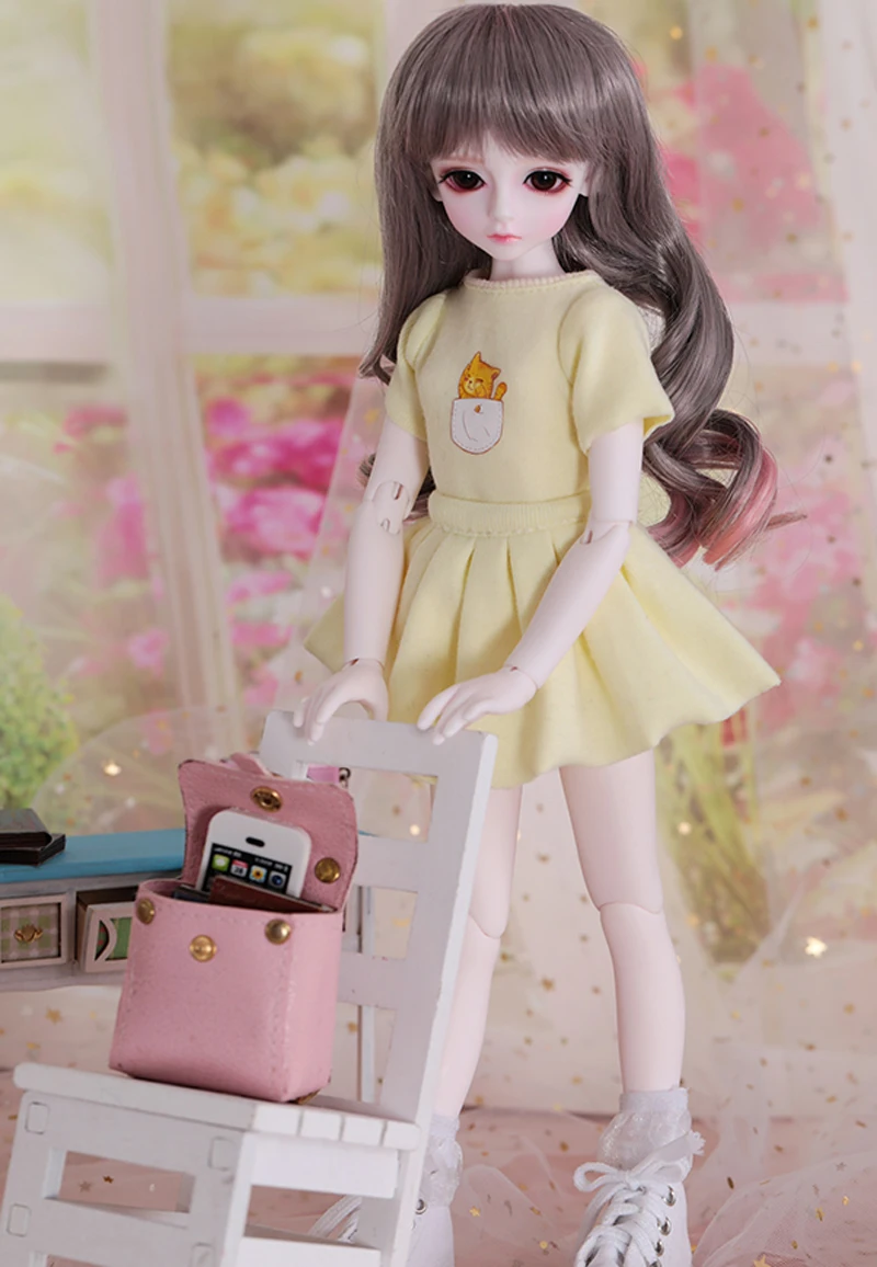 Специальная цена полный комплект 1/4 BJD/SD Модная стильная кукла bory для маленькой