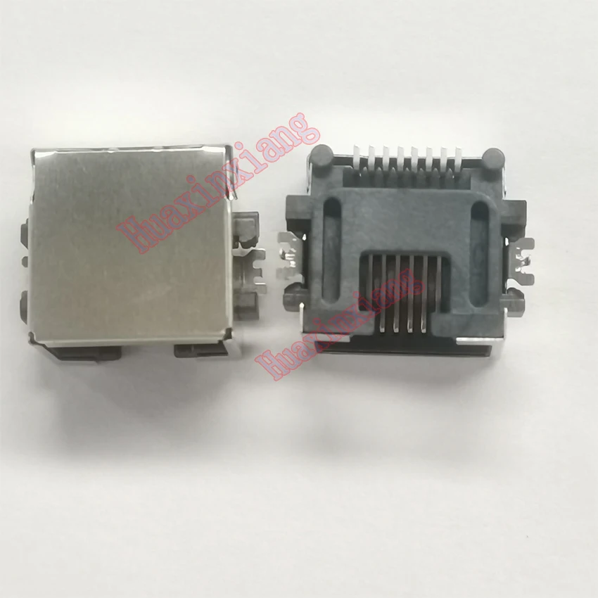 20PCS/Lot SMT RJ45 8P8C Female Jack/Socket Connector Sinking Plate Steel Shield Network Modular For notebook | Обустройство дома