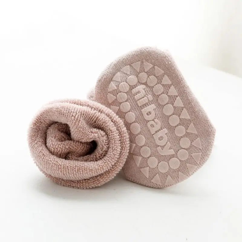 Baby winter Cotton Socks Shoes Non-slip Infant Walk Socks Shoes Toddler Floor Casual Toddler Anti-slip Socks Grip Slippers