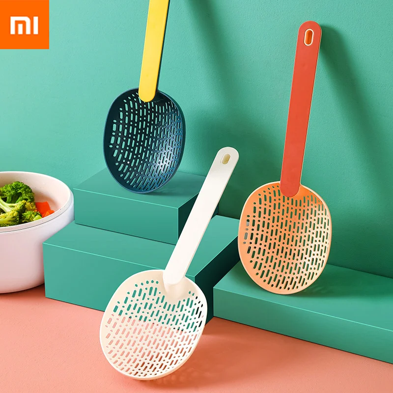 

1 шт., ложка-дуршлаг Xiaomi с длинной ручкой, для пельменей, овощей, бобов