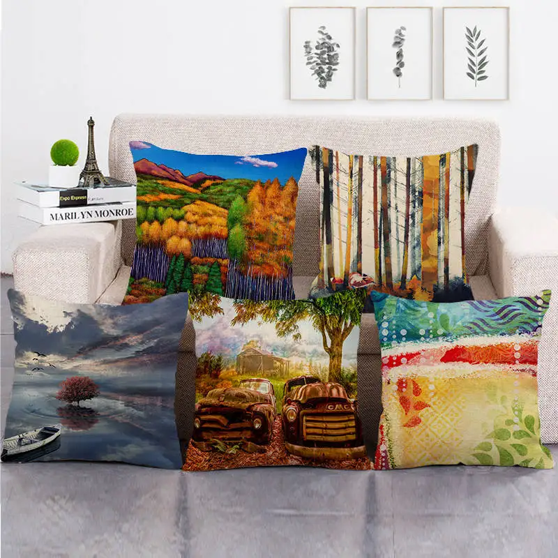 

Декоративный чехол для подушки, 45 см * 45 см