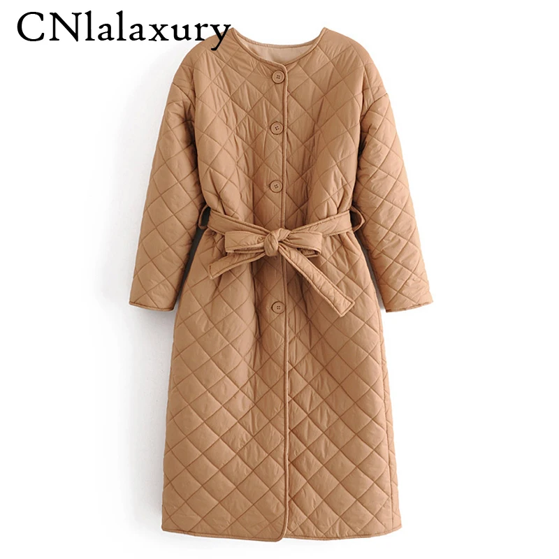 

Куртка женская тонкая длинная в стиле оверсайз с поясом, пальто с длинным рукавом, на пуговицах и карманами, теплая верхняя одежда, цвет хаки...