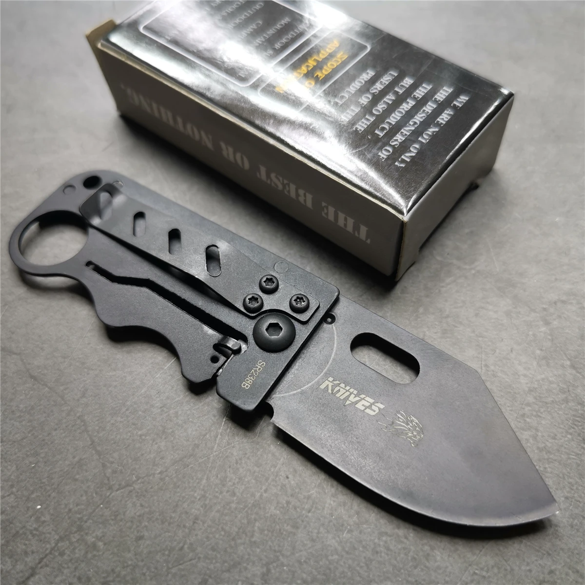12 шт./лот 4 7 &quotножи 55 56HRC EDC многоцелевой нож мини брелок многофункциональный