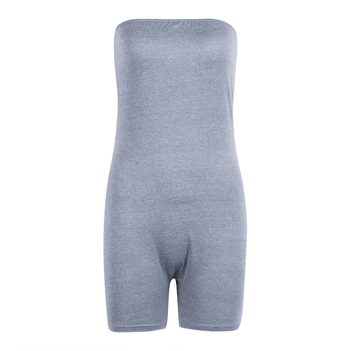 Базовый классический стиль модный женский комбинезон однотонный мини с