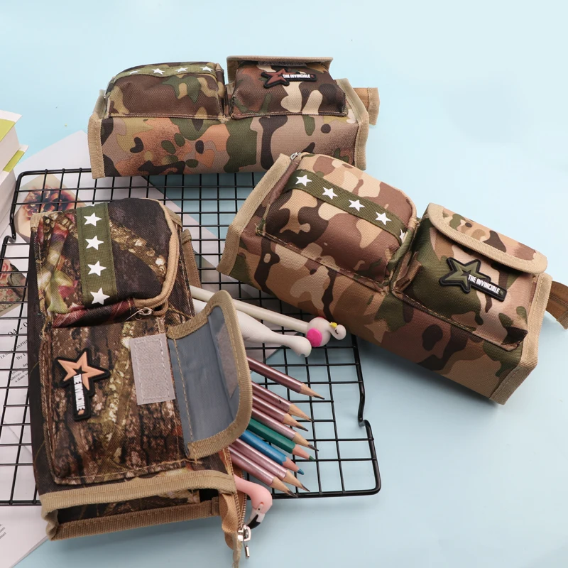 Крутой Камуфляжный Мульти Карманный Большой Емкости Прочный Звездный на молнии
