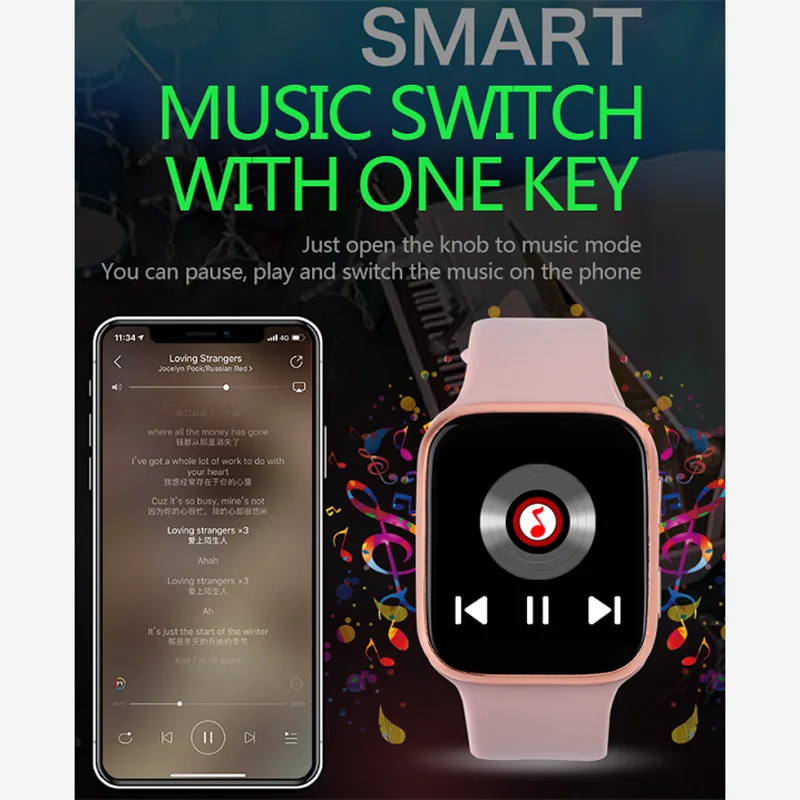 bluetooth smart call watch zl101 touch hand free smartwatch fitness tracker heart rate bracelet music color screen phone band free global shipping