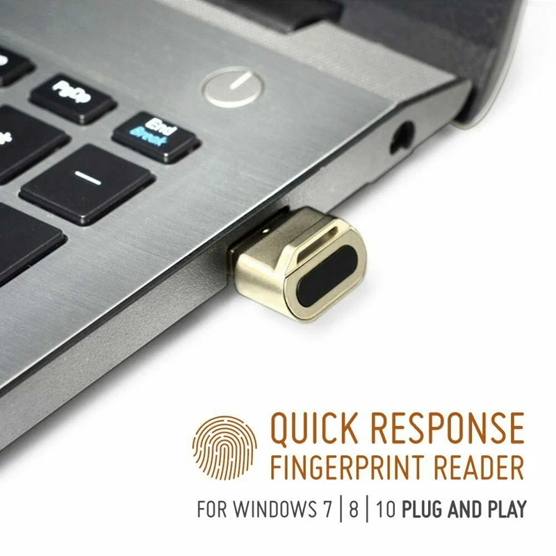 Мини USB считыватель отпечатков пальцев для Windows 8/10 Hello быстрый ответ нажмите