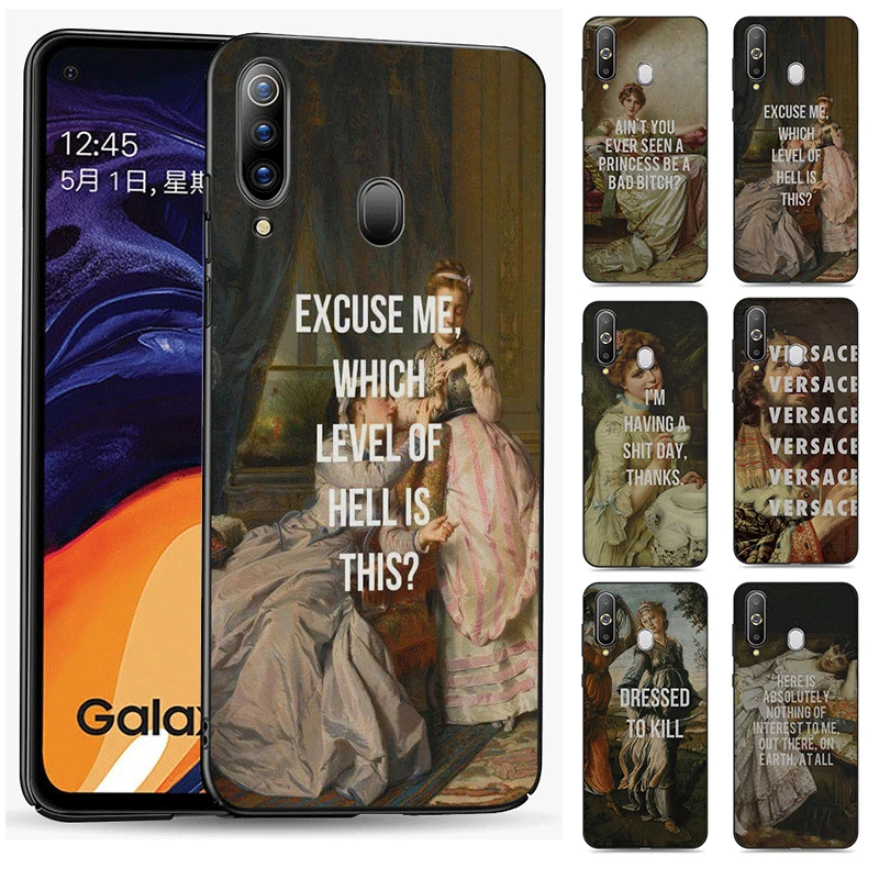 Чехол для Samsung J7 Duo J4 Core TPU мягкая задняя крышка чехол телефона J6 J8 Plus Red Doodles