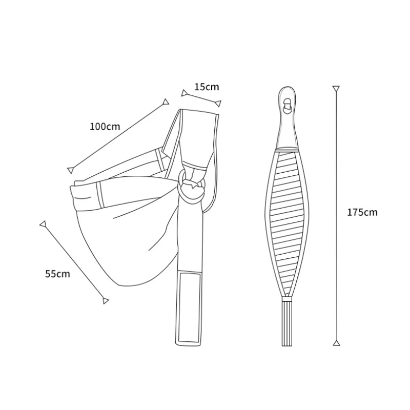 

Baby Wrap Carrier Newborn Sling Dual Use Infant Nursing Cover Carrier Mesh Fabric Breastfeeding Carriers For 0-36M