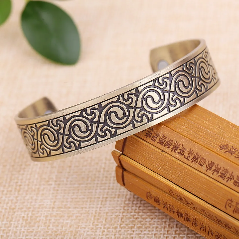 5 шт. винтажные магнитные браслеты манжеты из сплава|Браслеты| |