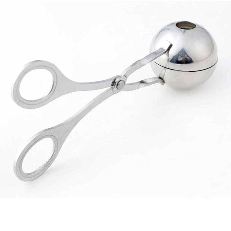 

A Stainless Steel Meatball Sub-Pill Maker Press Non Stick Round Ball Rice Roll Fish Ball Stuffed Meat Clip Pill Kitchen Tools