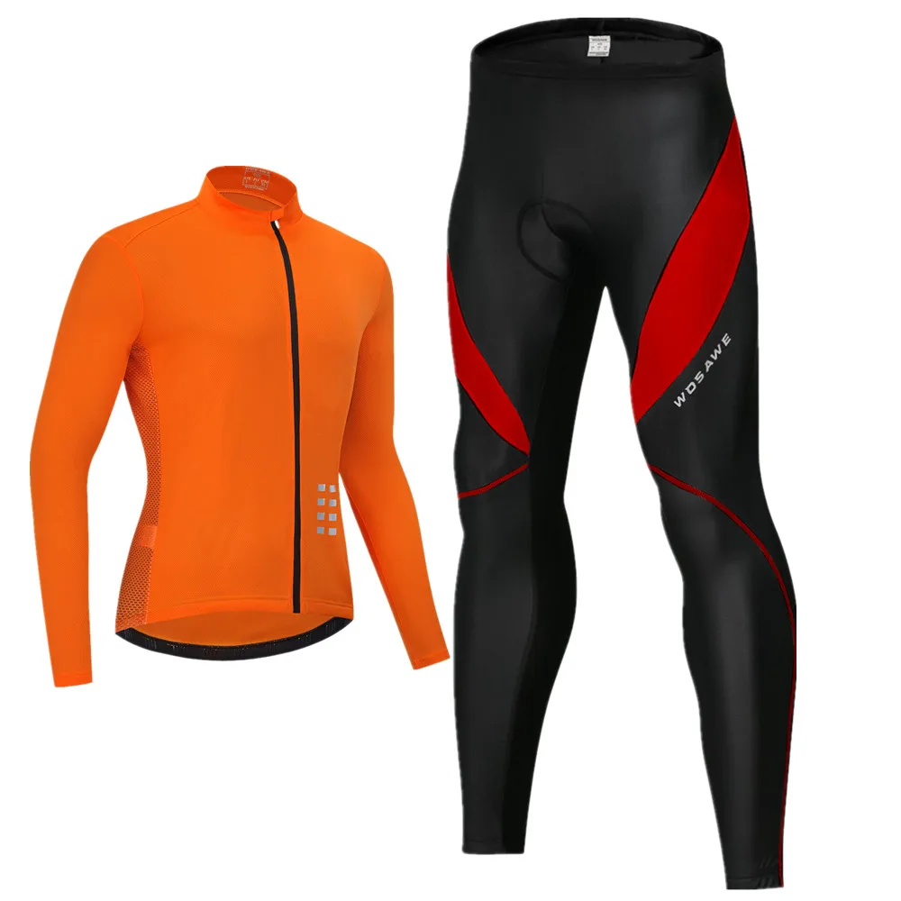 Мужской комплект из Джерси для велоспорта спортивная одежда велосипедные штаны
