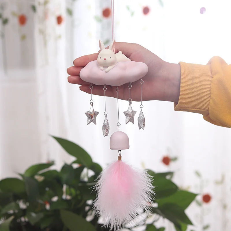Каучуковые ветряные колокольчики декор для комнаты девочки домашнее украшение с
