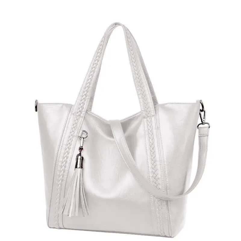 

Casual Tote Bag Female Luxury Handbag Large Capacity Shoulder Bag For Women Ladies Vintage PU Leather Crossbody Bag Sac A Main