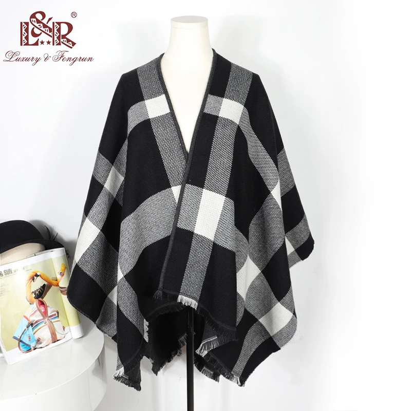 Женский кашемировый шарф модель сезона осень-зима 2021 года модный винтажный