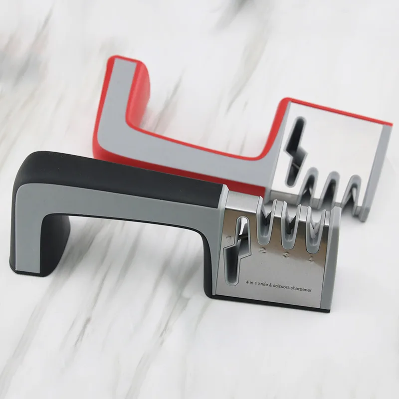 4 в 1 ножничный нож профессиональные точильные инструменты серый точильный
