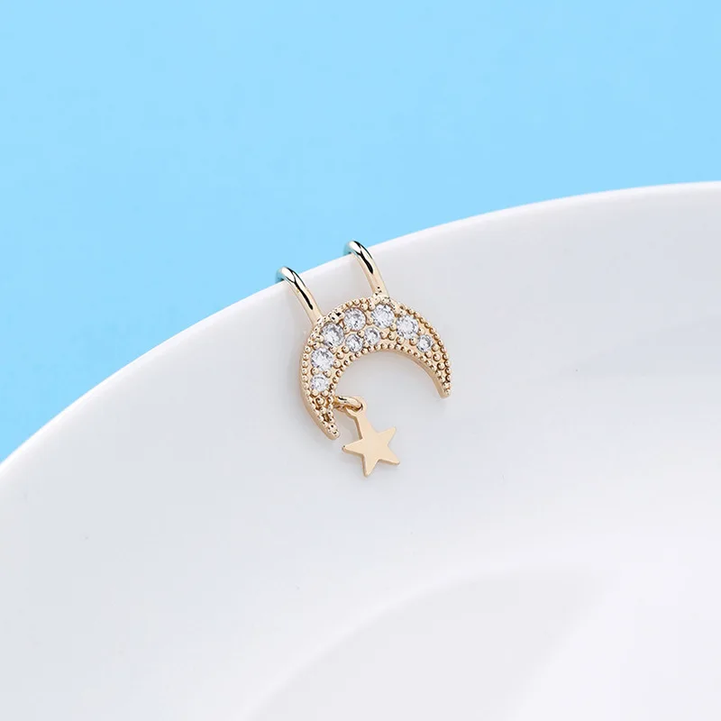 2019 Новый корейский стиль серьги для молодой женщины Циркон простой