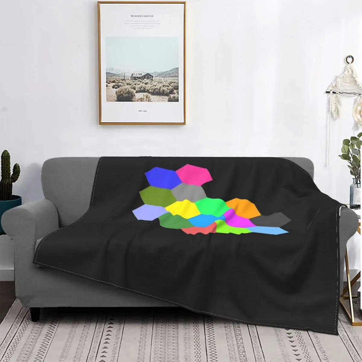 

Mondrian - The Honeycomb классическое покрывало для кровати, плед, диван, покрывало 150, одеяло для пикника, постельное белье из хлопка