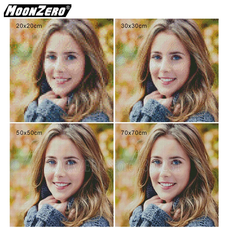 5D алмазная живопись сделай сам мультяшная портретная картина