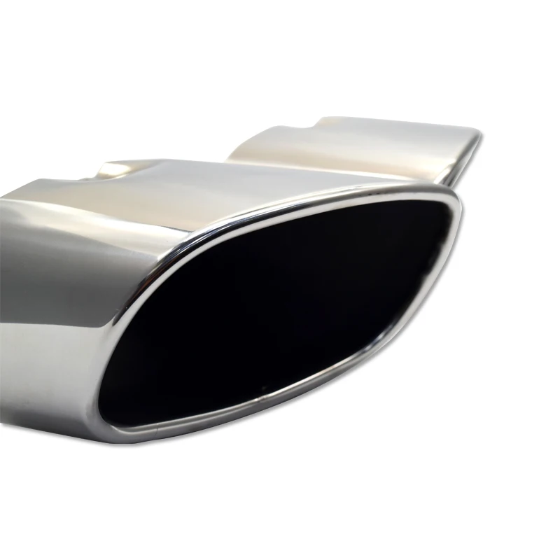 Хит продаж 1 пара нержавеющая сталь Автомобильный задний глушитель наконечник