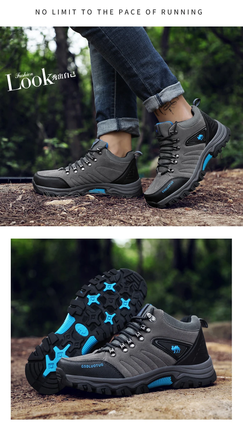 Chiang Men High-top Comfortable boots Casual Brand Warm Hiking Sneakers For Winter Outdoor Sports High-Quality Work Shoes