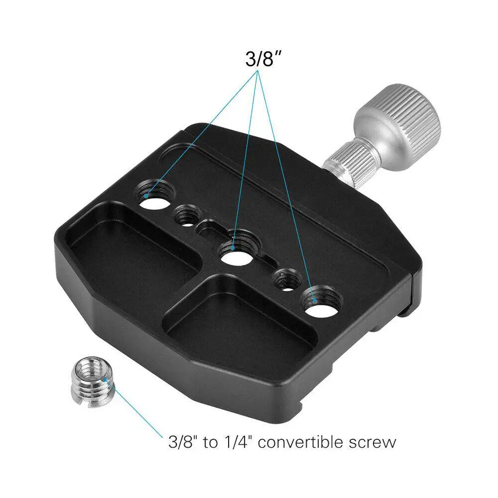 BEESCLOVER QR Plate Clamp зажим для быстроразъемной пластины с резьбой 3/8 дюйма Arca Swiss