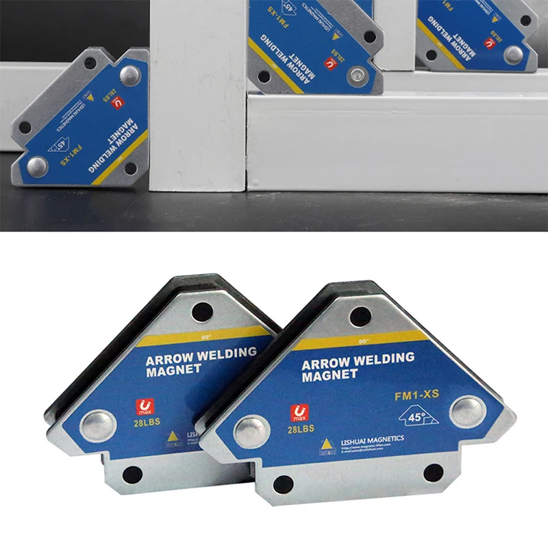 Soportes de soldadura magnéticos multiángulo, fijador de soldadura con imán de flecha, soporte de ferrita, herramientas auxiliares localizadoras, 4 Uds.