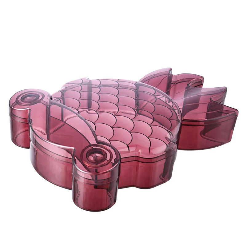 

Creative Modern Home Three-layer Snack Plate Dried Fruit Basket Plastic Candy Dish