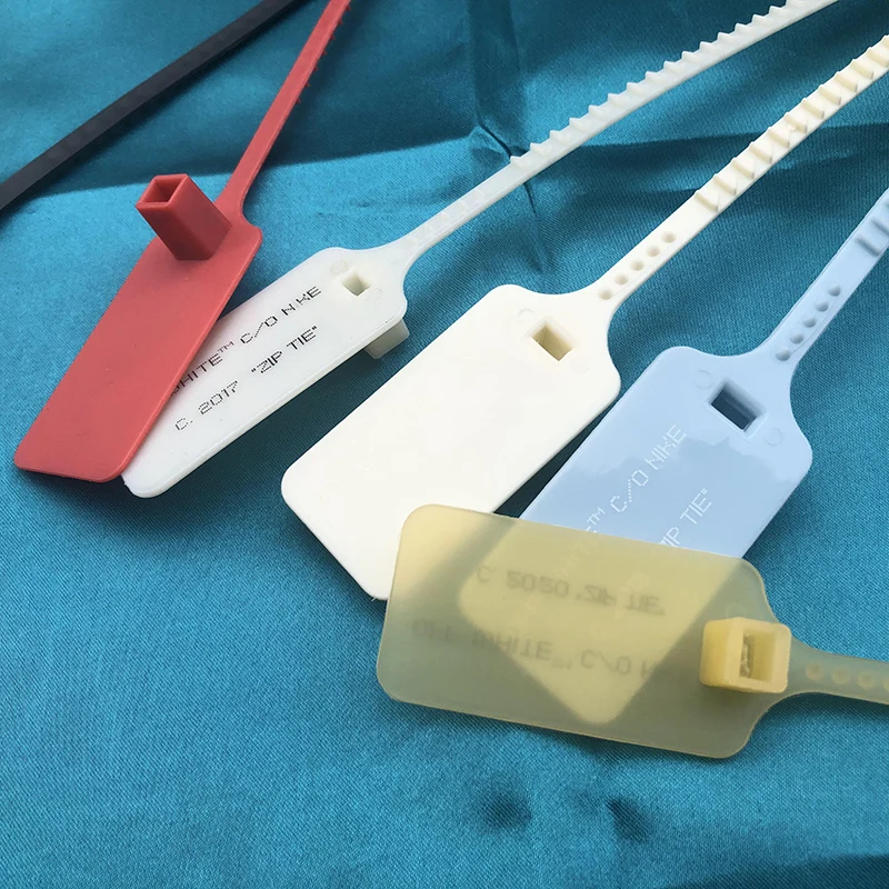 Fit AF1 anti-theft buckle ow shoe bag anti adjustment buckle aj1 Zip Ties Plastic Zip Tag Shoelace Buckle Lock Belt Red Black