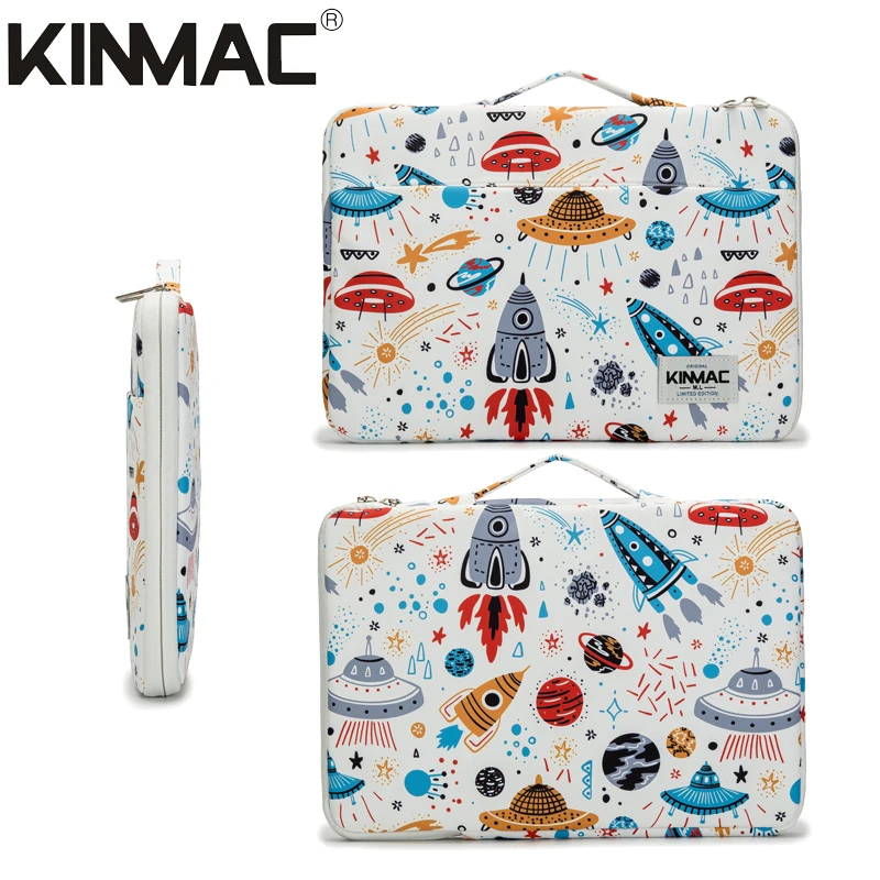 brand kinmac laptop bag 1213141515 6 inchhot cartoon lady man handbag case for macbook air pro 13 3 briefcase pc dropship free global shipping