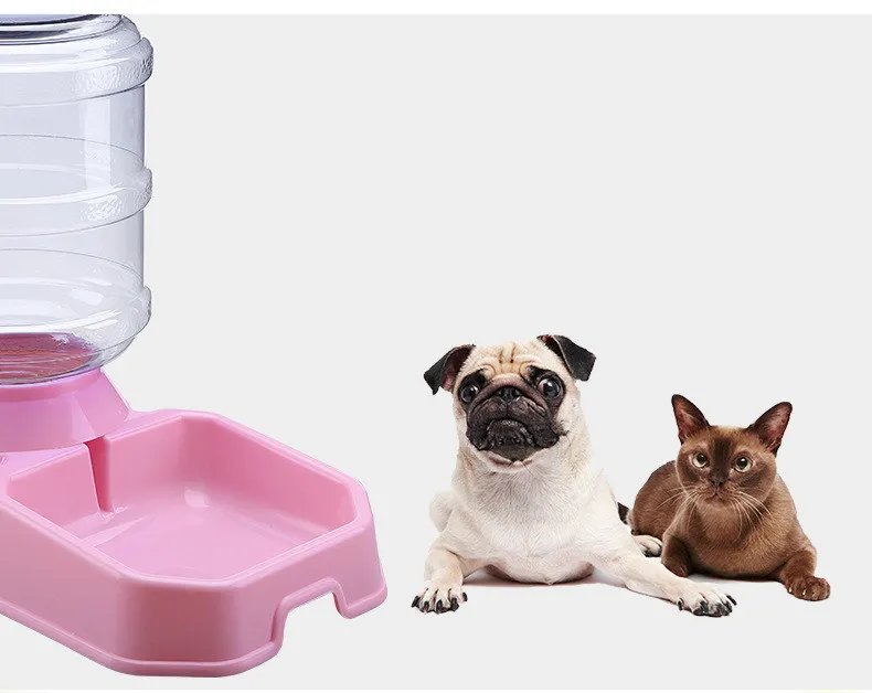 Автоматическая пластиковая кормушка для кошек и собак объем 3 8 л|Принадлежности