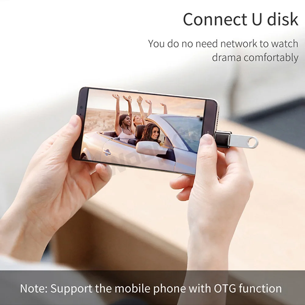 Мини кабель с разъемом USB type C OTG адаптер для Samsung Huawei Xiaomi телефон зарядное