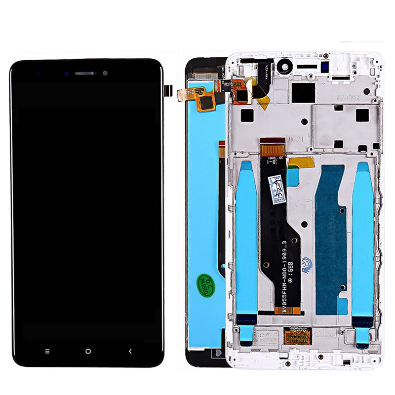 ЖК-дисплей для Xiaomi Redmi Note 4 Global/Note 4X кодирующий преобразователь сенсорного экрана в сборе рамка для Xiaomi Redmi Note 4X ЖК-экран