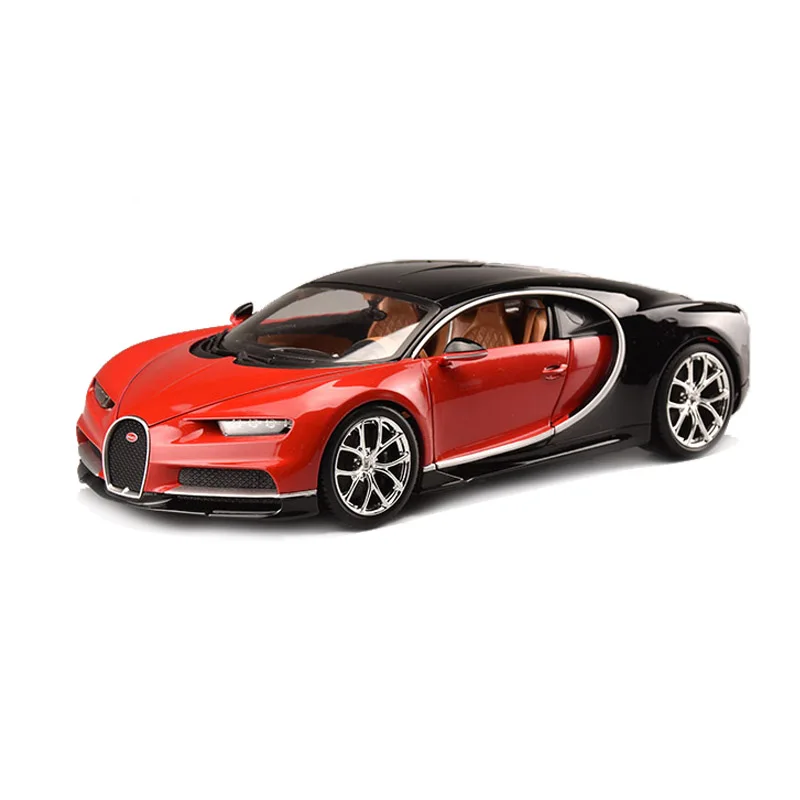 Модель спортивная литая модель Bugatti Chiron Bburago 1/18 1:18 для детей мальчиков и