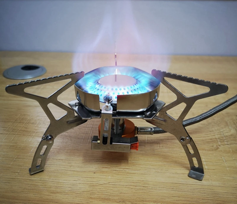 

YINGTOUMAN Outdoor Gas Stove Portable Camping Stove Durable Folding Canister Stove Burners Hiking Supply Picnic Accessory