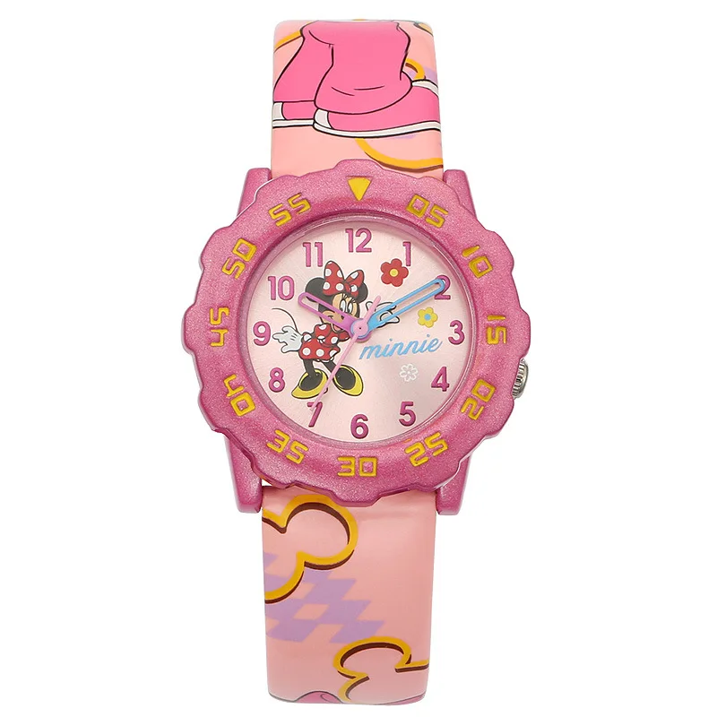 

Disney Children's Quartz Wristwatch Boy Girl Watch and Gift Cute Trend Personality Minnie Mouse Kids Watch Water Resistant Alloy