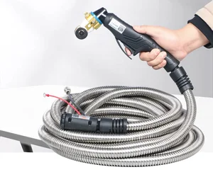 Газовый и электрический кабель с крышкой из нержавеющей стали 16 мм2, Раздельный долговечный плазменный резак HF Pilot ArC P-80 P80 5 метров M16 x 1,5 мм