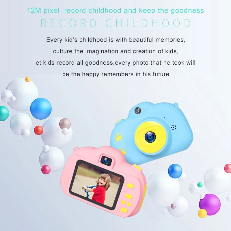 

Kids Digital Camera Mini Educational Toys for Children Baby Gifts Birthday Gift 1080P Video Camera