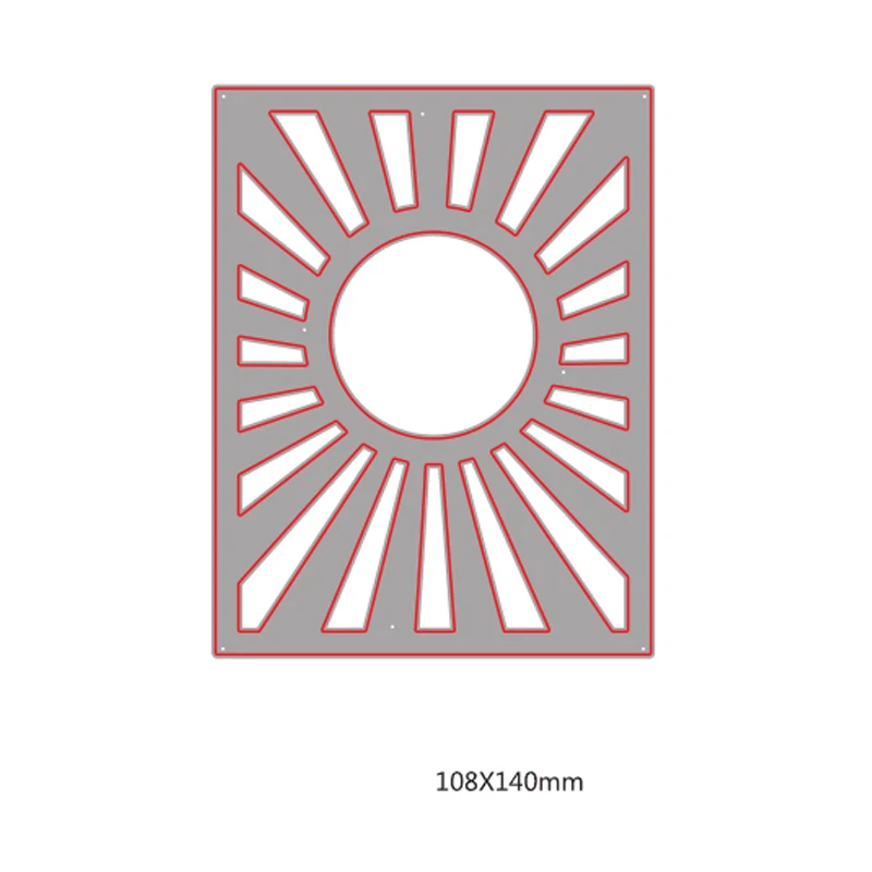 

Shiny Sunshine Die Cuts For Cards Making Hollowed Sunshine dies scrapbooking metal cutting dies new 2019