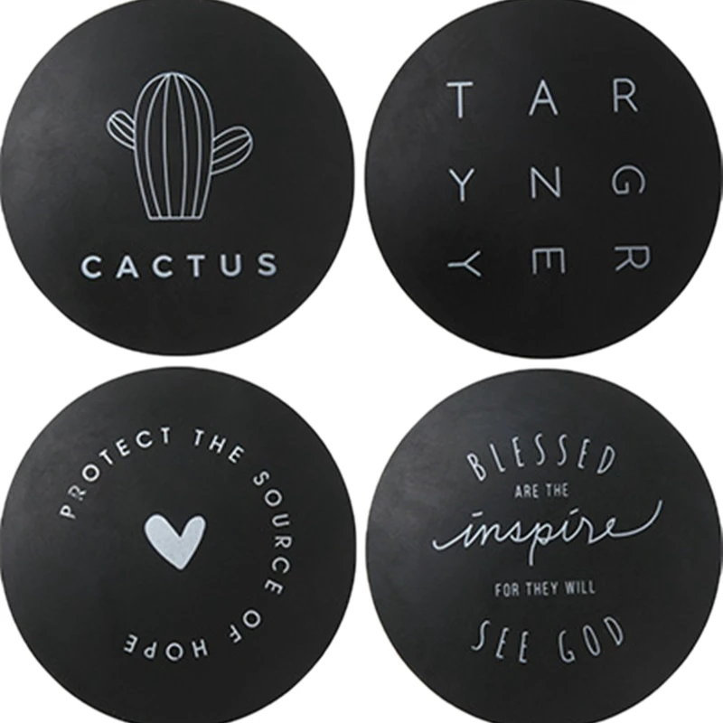 4 шт. дверная ручка Краш Pad резиновая замок бампер Защита стопор бесшумные дверные