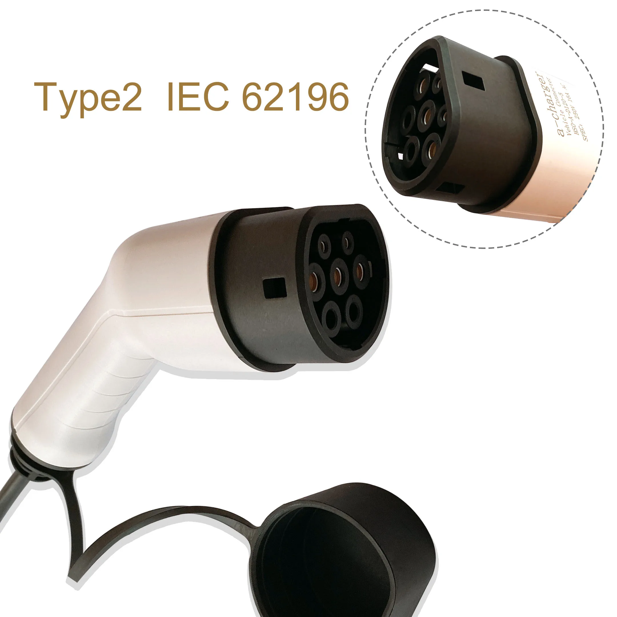 electric vehicle ev charger type 2 32 amp portable evse cee plug 220v 240v car charging cable iec 62196 2j1772 free global shipping